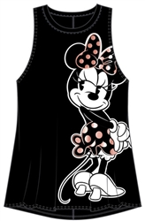 Junior Famous Minnie Mouse Tank, Black