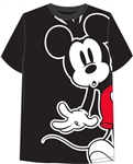 Junior Oversize Mickey Omigosh Tee, Black