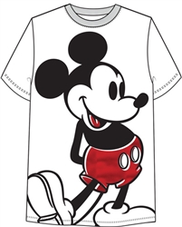 Junior Oversize Mickey Golly Tee, White