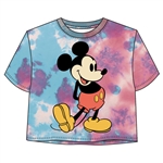 Junior Crop Top Mickey Tie Dye