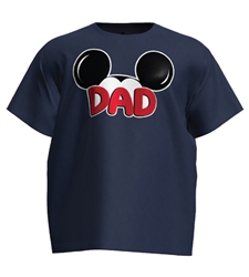 Plus Family Dad Fan Tee, Navy