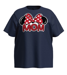 Plus Family Mom Fan Tee, Navy