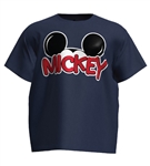 Plus Family Mickey Tee, Navy