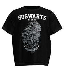Plus Unisex T Shirt Harry Potter Gryffindor Crest, Black
