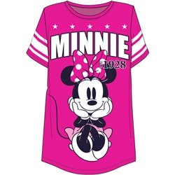 Plus Size Football Tee Minnie Mouse 28, Pink