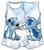 Youth Happy Stitch Front & Back Sublimated Dress, Blue
