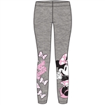 Youth Girls Cute Mix Bows Minnie Leggings, Gray Pink