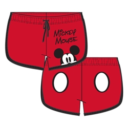 Youth Mickey Peeking Short, Red