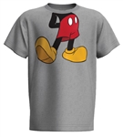 Youth Mickey Headless Traditions Tee, Gray