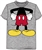 Boys Headless Mickey Tee, Grey