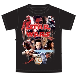 Youth Star Wars The Last Jedi Red Album, Black