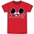 Youth Mickey Family Tee, Red