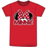 Youth Minnie Family Tee, Red