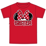 Youth Sister Family Tee, Red