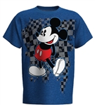 Youth T-Shirt Mickey Check it Out, Retro Heather Blue