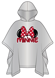 Youth Minnie Family Rain Poncho