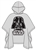 Youth Poncho Raincoat Star Wars Darth Vader, Clear