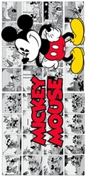 28X58 Beach Towel Mickey Comic