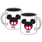 Mickey "His" 11oz Mug, White