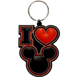 I Love Mickey Too Lasercut Keychain