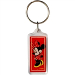 Classic Minnie Red Lucite Keychain