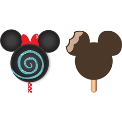 Minnie Lollipop and Mickey Ice Cream Antenna Topper
