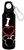 Aluminum Bottle Scribble I Heart Mickey, Black