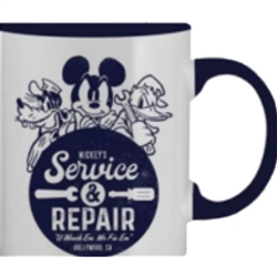 20oz Mug Service Group Mickey Goofy Donald