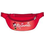 Belly Bag Minnie Mouse Standing Logo, Red