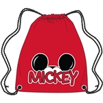 Mickey Family String Tote, Red