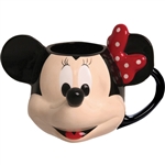 Boxed Sculpted Mini Mug Minnie Head with Bow, Limited Edition