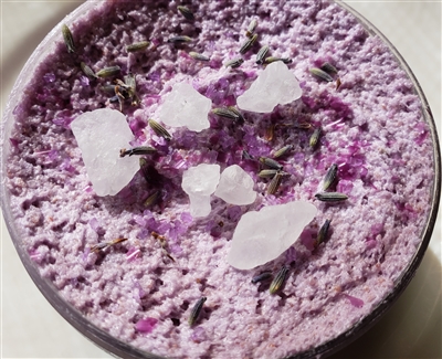 4 ounce Salted Lavender Salt Scrub