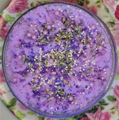 4 ounce Sleeping Beauty Lavender Oil Sugar Scrub