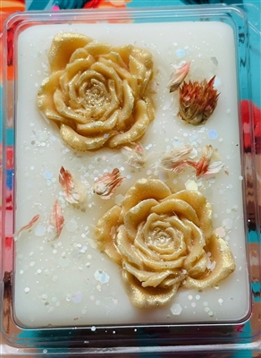 Candied Vanilla Flowers Wax Tart