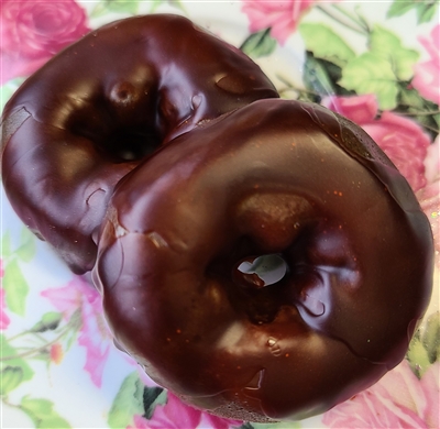 Dark Chocolate Donut Shaped Wax Tarts