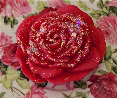 Milk Rose Shaped Wax Tart