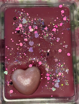 Raspberry Hearts Wax Tart