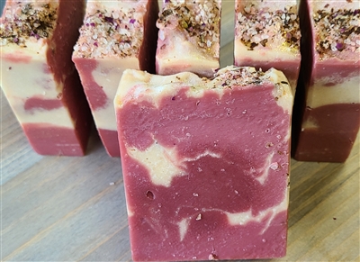 Salted Rose Almond Milk Cold Process Soap