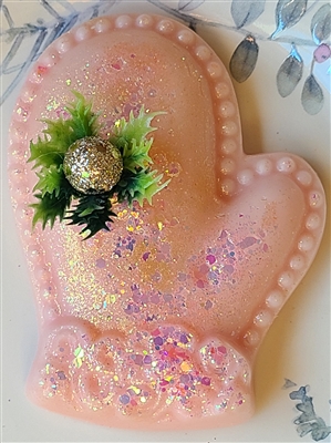 Frosty Mittens Shaped Wax Tart