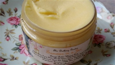 Summer in a Jar Mango Butter Whipped Soap