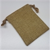 Burlap Drawstring Pouches - Dozen Pack