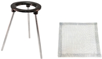 Tripod and Mesh Screen for soldering