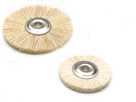 3/4" Soft Unmounted Bristle Brush 3/32" Arbor - 1 Dz