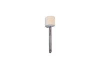 Felt Cylinder Mounted Medium 1/4 x 1/4 Inch MP-1Felt Cylinder Mounte