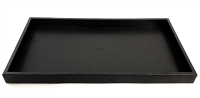 Black Jewellery Tray 1 Inch Height