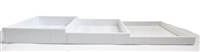 White Stackable Tray 1 Inch