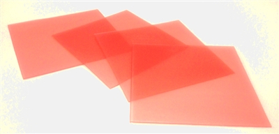 Wax Sheets Soft Pink 4 x 4 inches Grobet Sheet wax