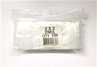 Ziploc Bags Poly 2 x 3 Plain 2 ml