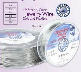 JEWELLERY WIRE 0.18, 19 strands 30 feet  Stainless Steel