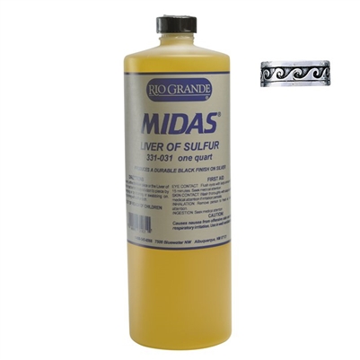 Midas Liver of Sulfur Liquid 1 Quart